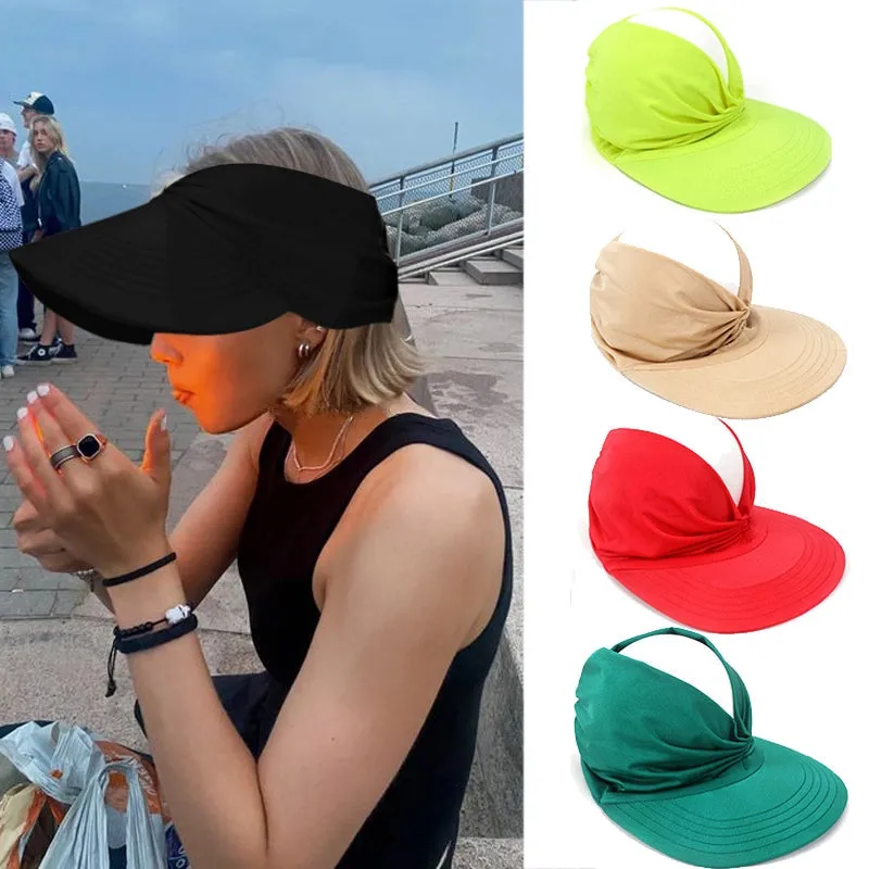 🔥2023 Heißer Verkauf🔥Elastischer Sonnenhut mit UV-Schutz für Damen