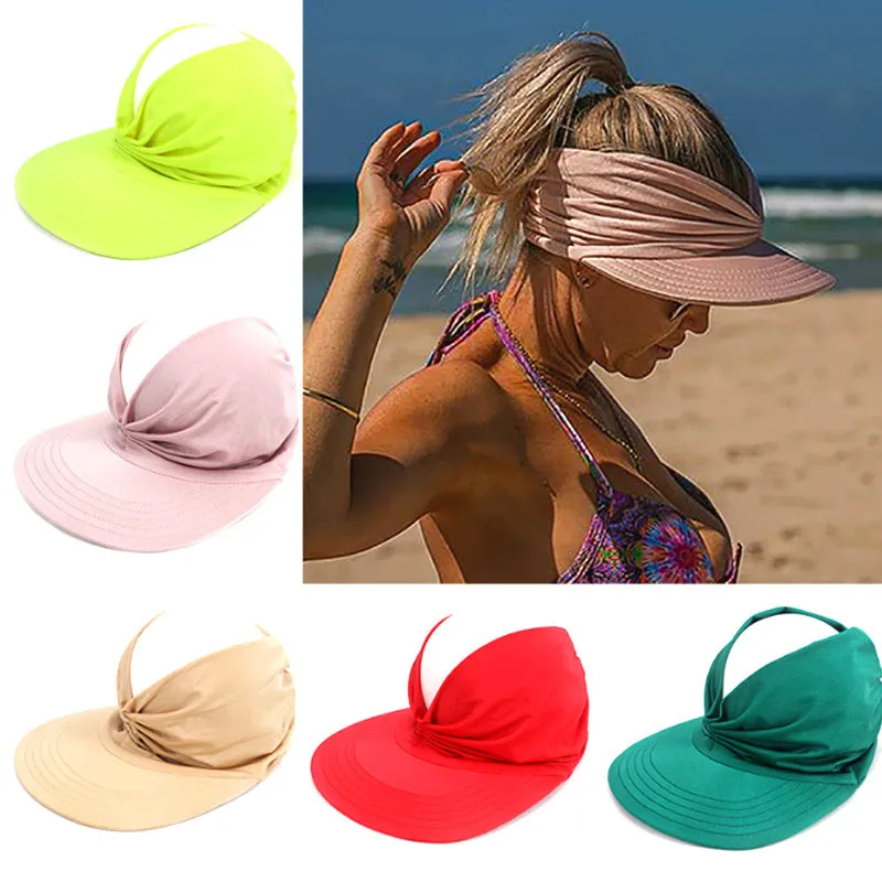 🔥2023 Heißer Verkauf🔥Elastischer Sonnenhut mit UV-Schutz für Damen
