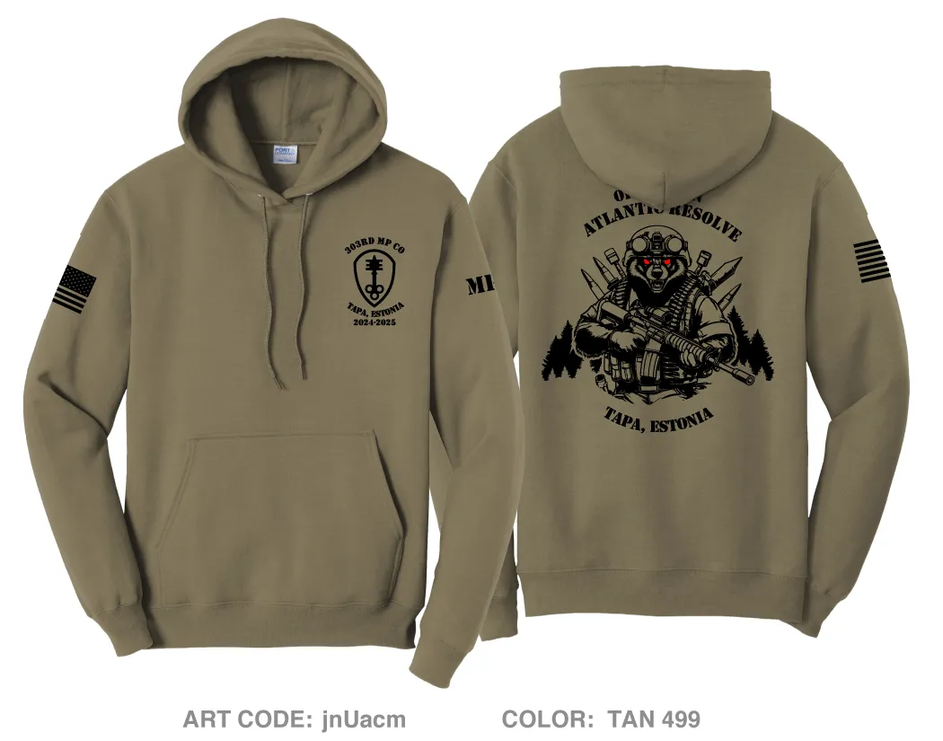 303RD MP CO Comfort Unisex Hooded Sweatshirt - jnUacm