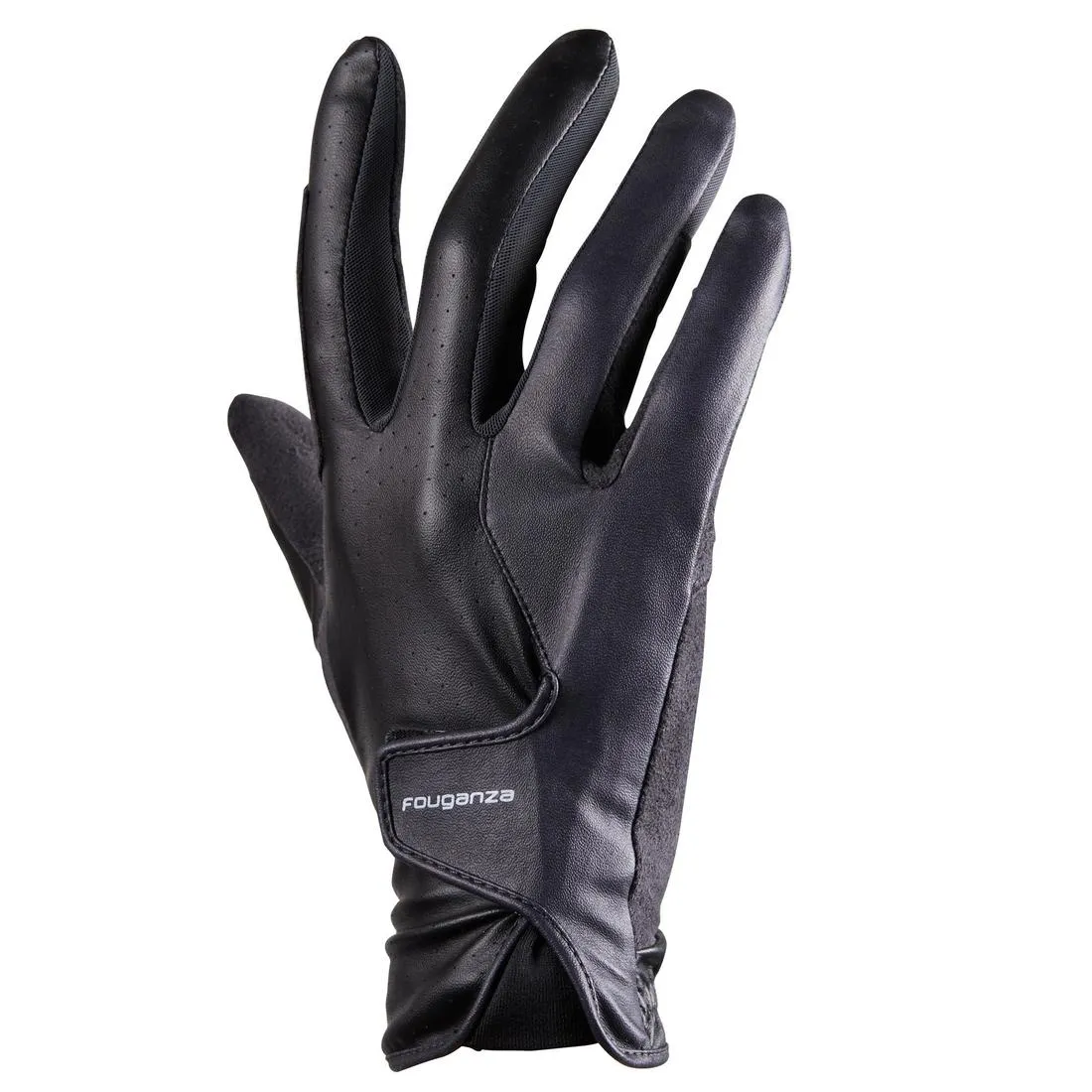 500 Horse Riding Gloves - Black