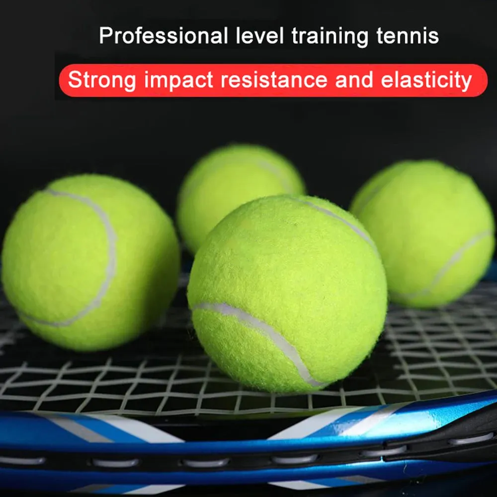 6/12pcs Tennis Balls with Mesh Carry Bag