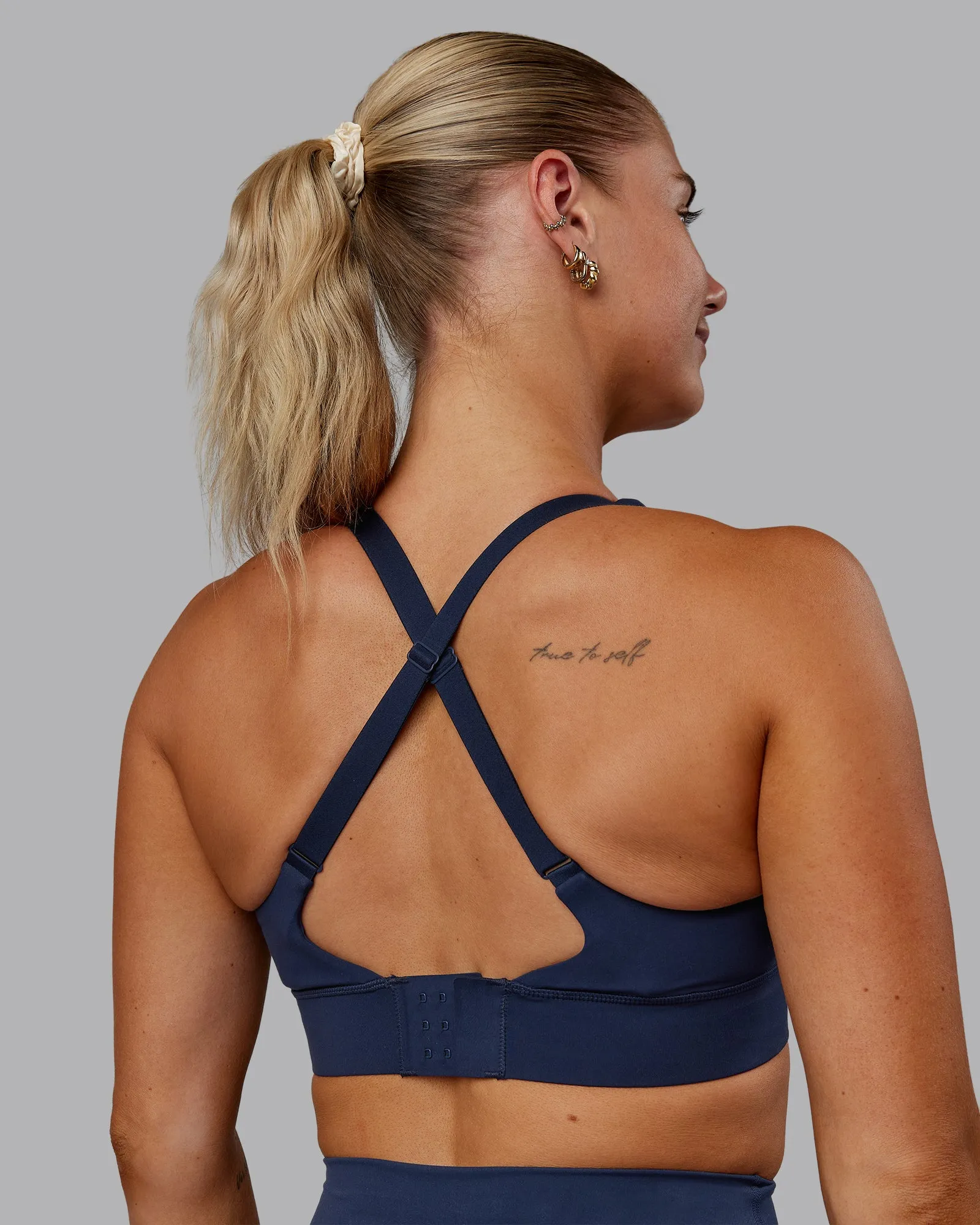 Accelerate Sports Bra - Future Navy