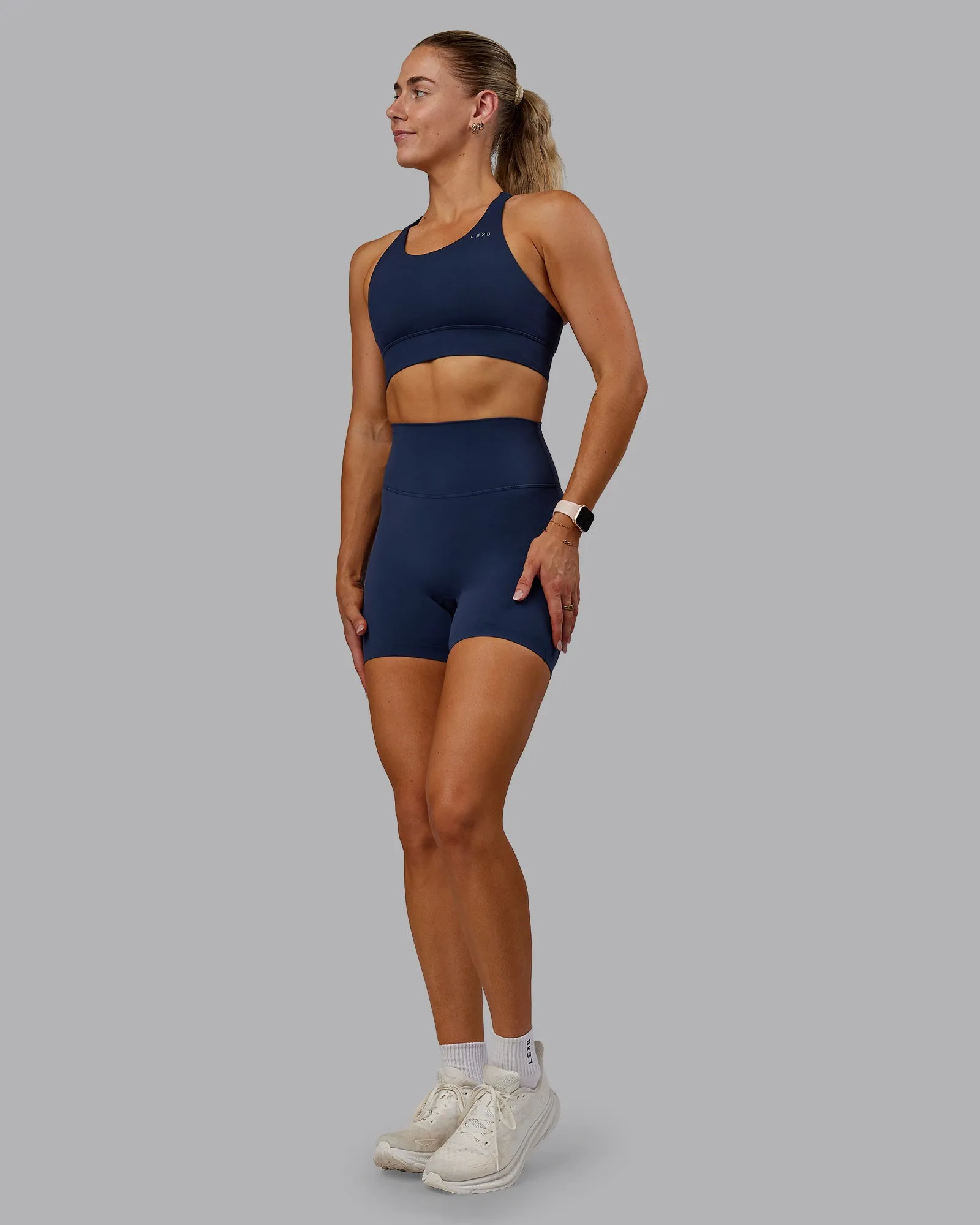 Accelerate Sports Bra - Future Navy