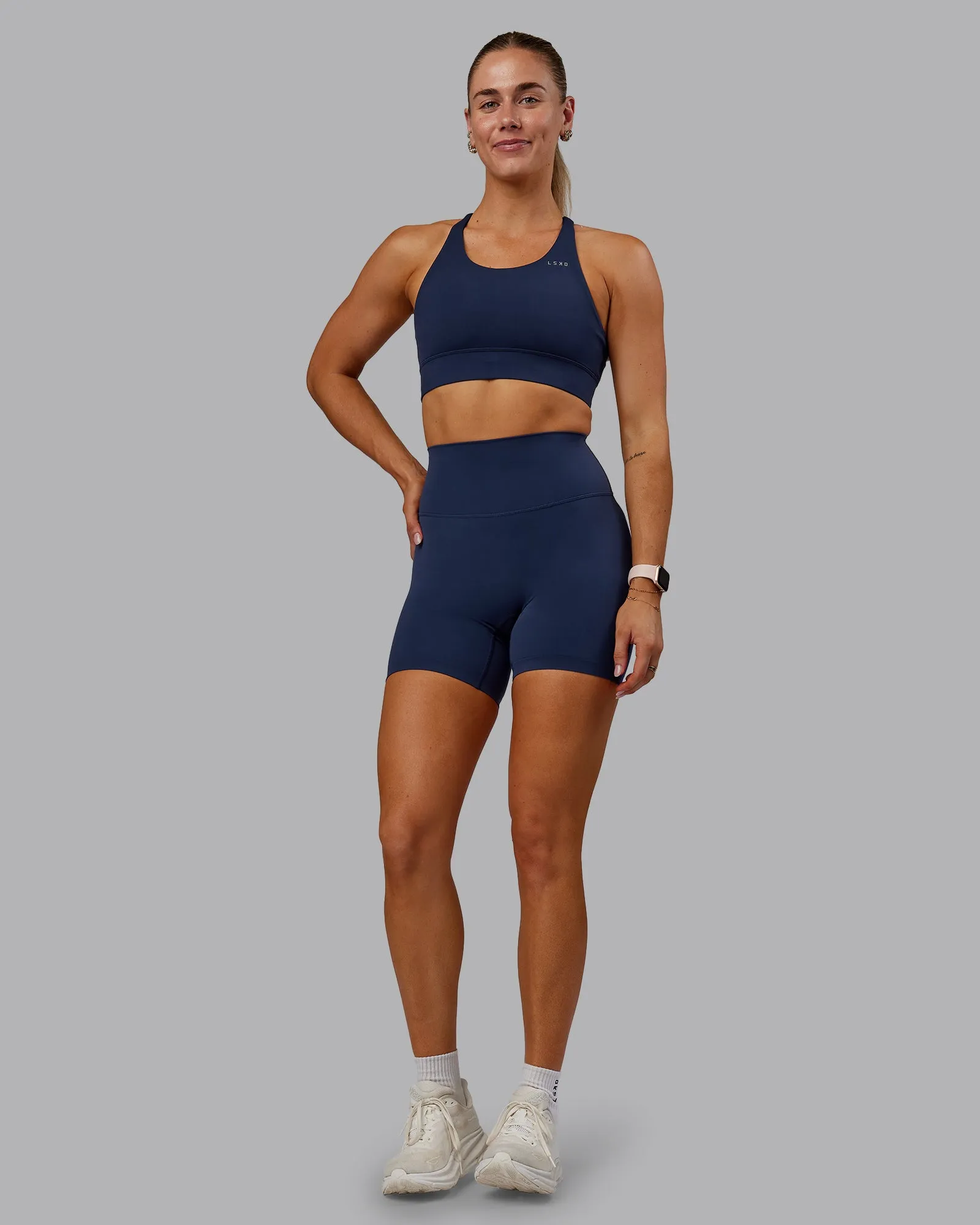 Accelerate Sports Bra - Future Navy