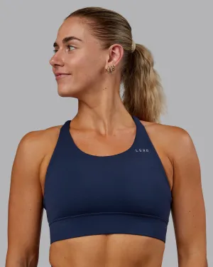Accelerate Sports Bra - Future Navy