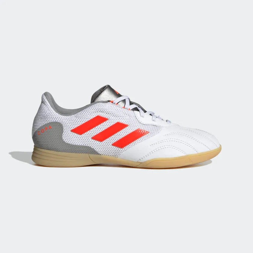 adidas COPA SENSE.3 Indoor Sala Soccer Shoes | White-Red | Kid's Unisex