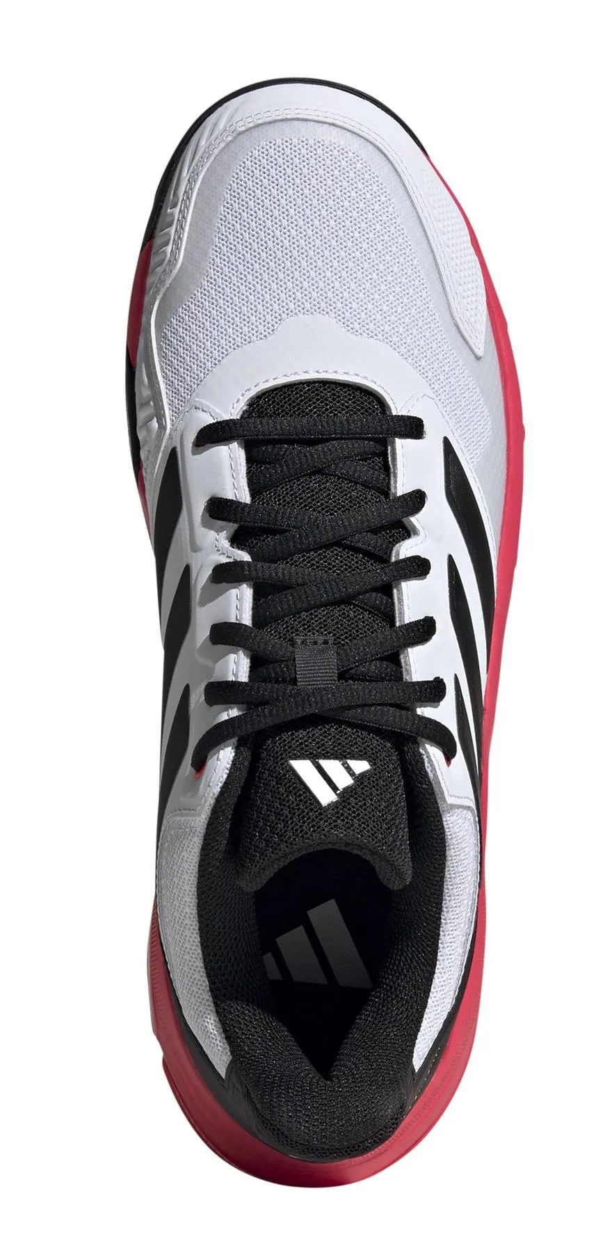 ADIDAS CourtJam Control 3 Mens Tennis Shoes - White / Black / Red