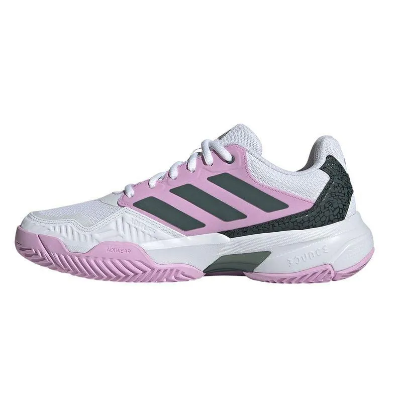 ADIDAS CourtJam Control 3 Womens Tennis Shoes - Bronze Strata / Legend Ink / Bliss Lilac