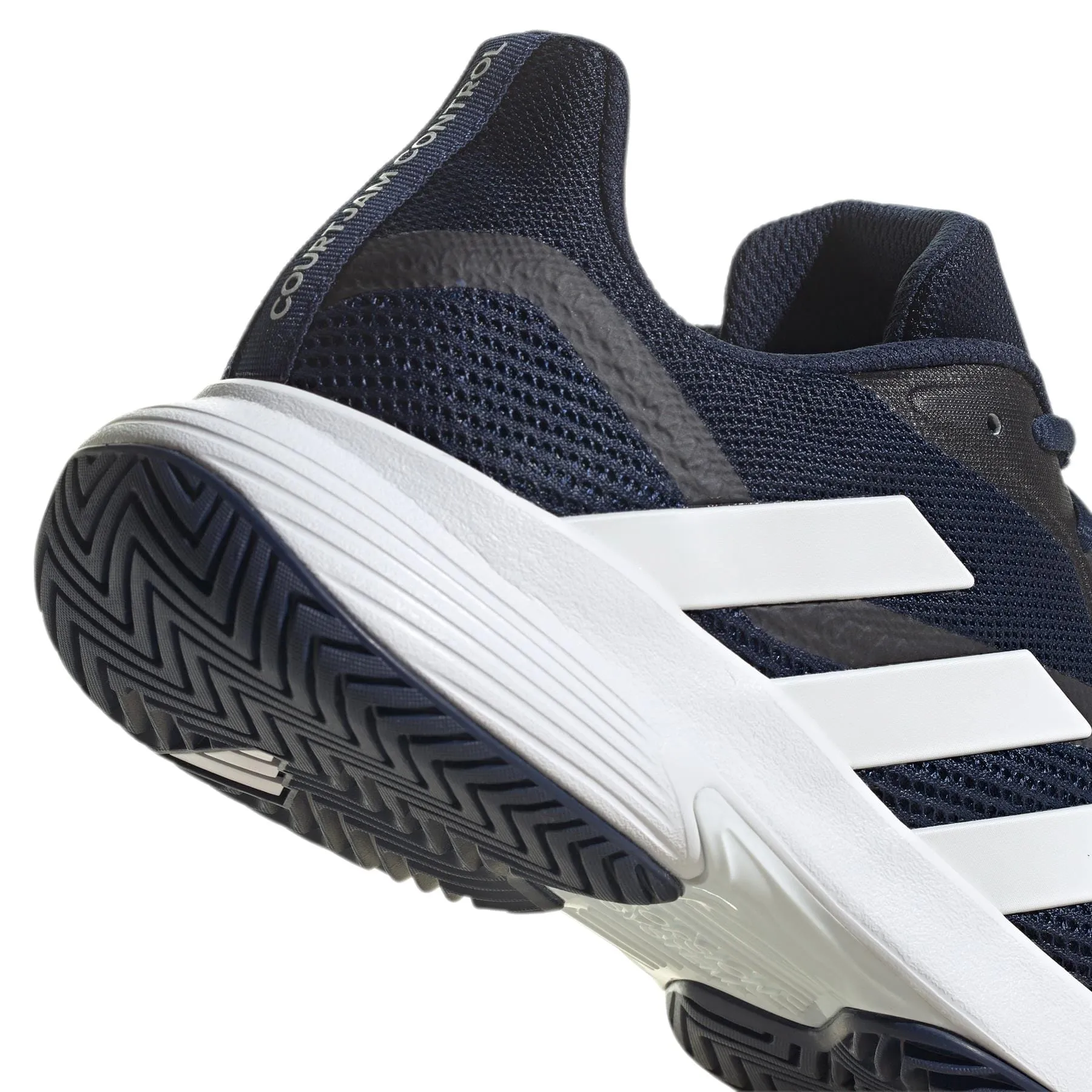 adidas CourtJam Control Mens Tennis Shoes - Team Navy Blue 2 / Cloud White