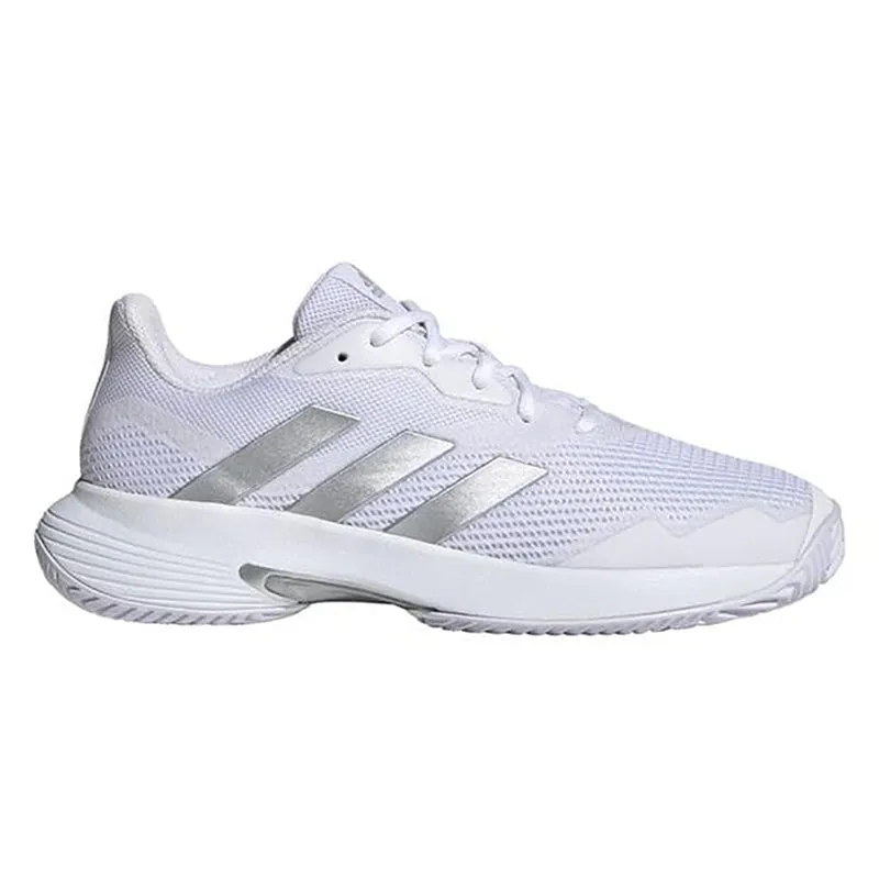 adidas CourtJam Control Women's Tennis Shoes - White/Silver