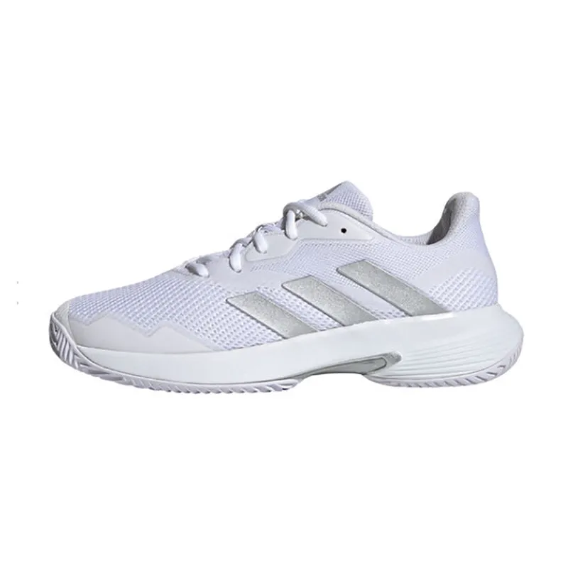 adidas CourtJam Control Women's Tennis Shoes - White/Silver