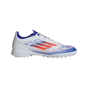 adidas F50 League Artificial Turf Soccer Shoes | Cloud White-Solar Red-Lucid Blue | Men's