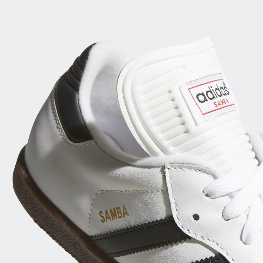 adidas Originals SAMBA CLASSIC Indoor Soccer Shoes | Cloud White-Black | Men's