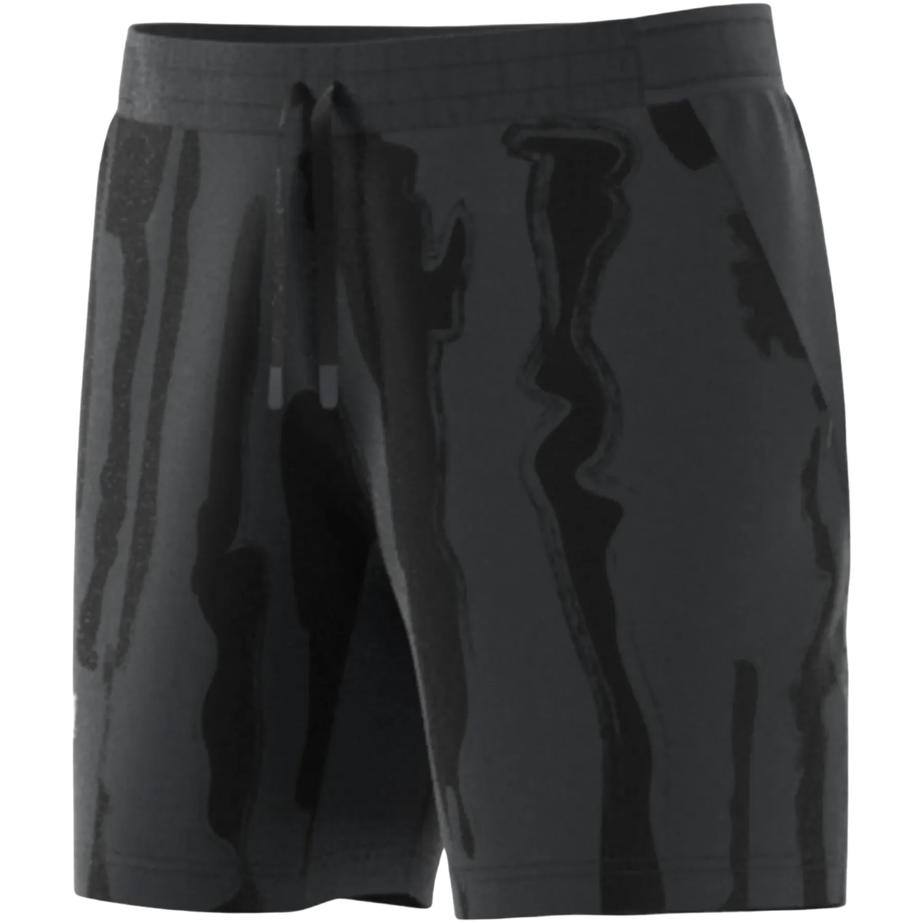 Adidas Tennis New York Graphic Shorts - Carbon/Black