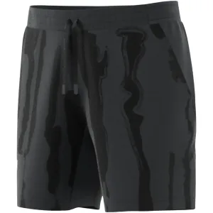 Adidas Tennis New York Graphic Shorts - Carbon/Black