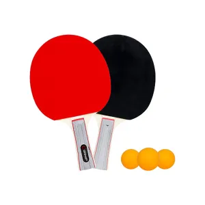 Airavat 7301 Table Tennis Racquet Set | 2 Bats & 3 Balls | Lightweight TT Set for Beginners & Intermediate Players | Indoor/Outdoor Use