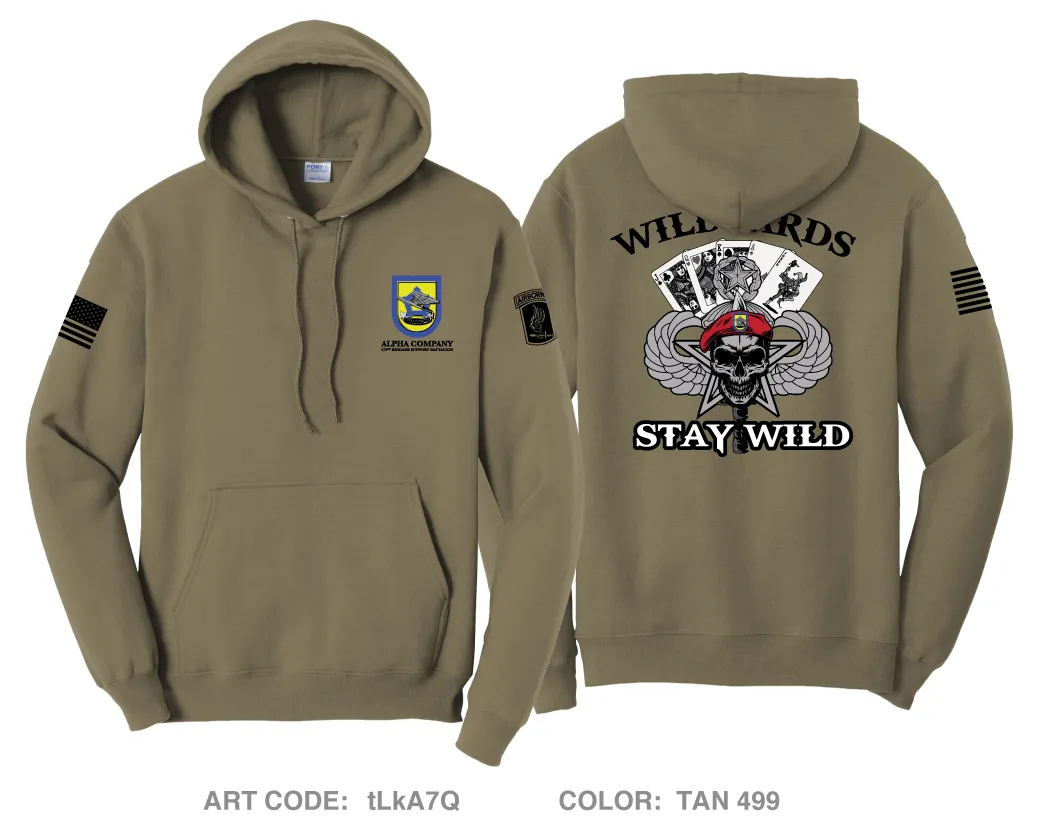 Alpha Company 173RD BSB, 173RD IBCT (A) Comfort Unisex Hooded Sweatshirt - tLkA7Q