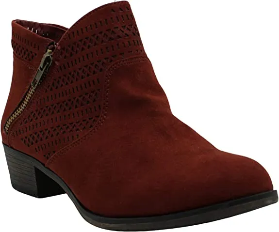 American Rag Abby Ankle Booties Rust