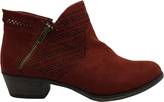 American Rag Abby Ankle Booties Rust