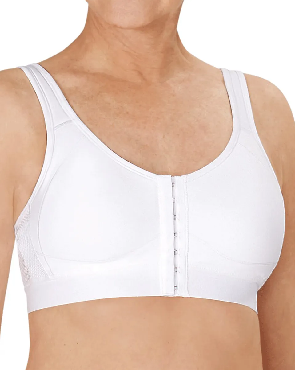 Amoena Ester Front Fastening Soft Bra - White