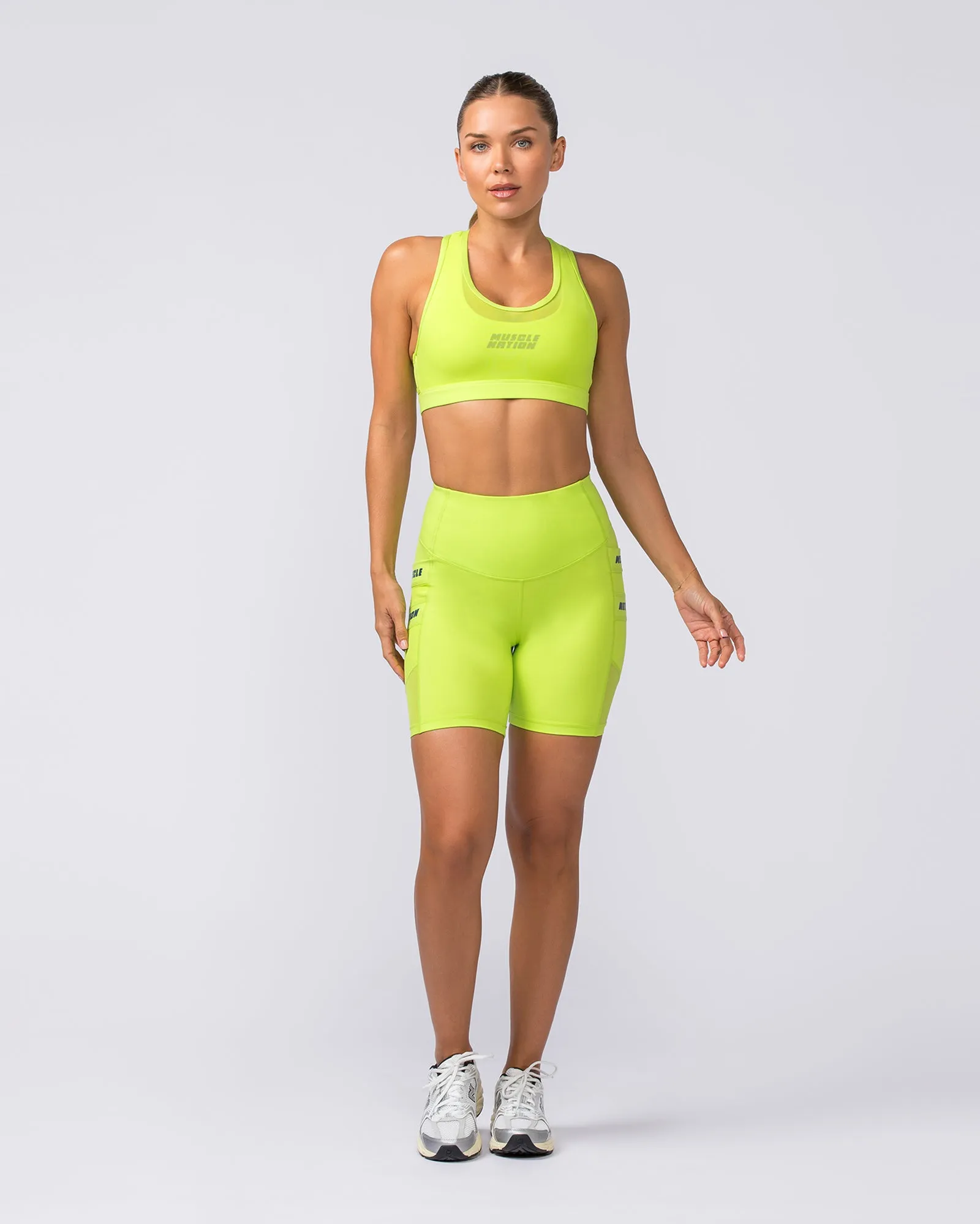 Amplify Bra - Cyber Lime