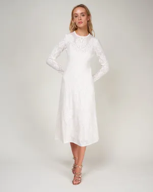 angelica dress - bone