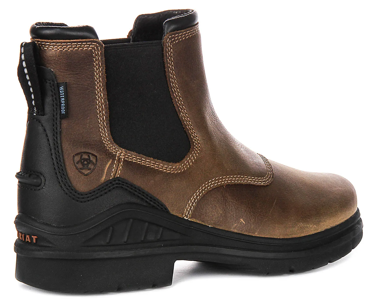 Ariat Barnyard Twin Chelsea Boot In Brown