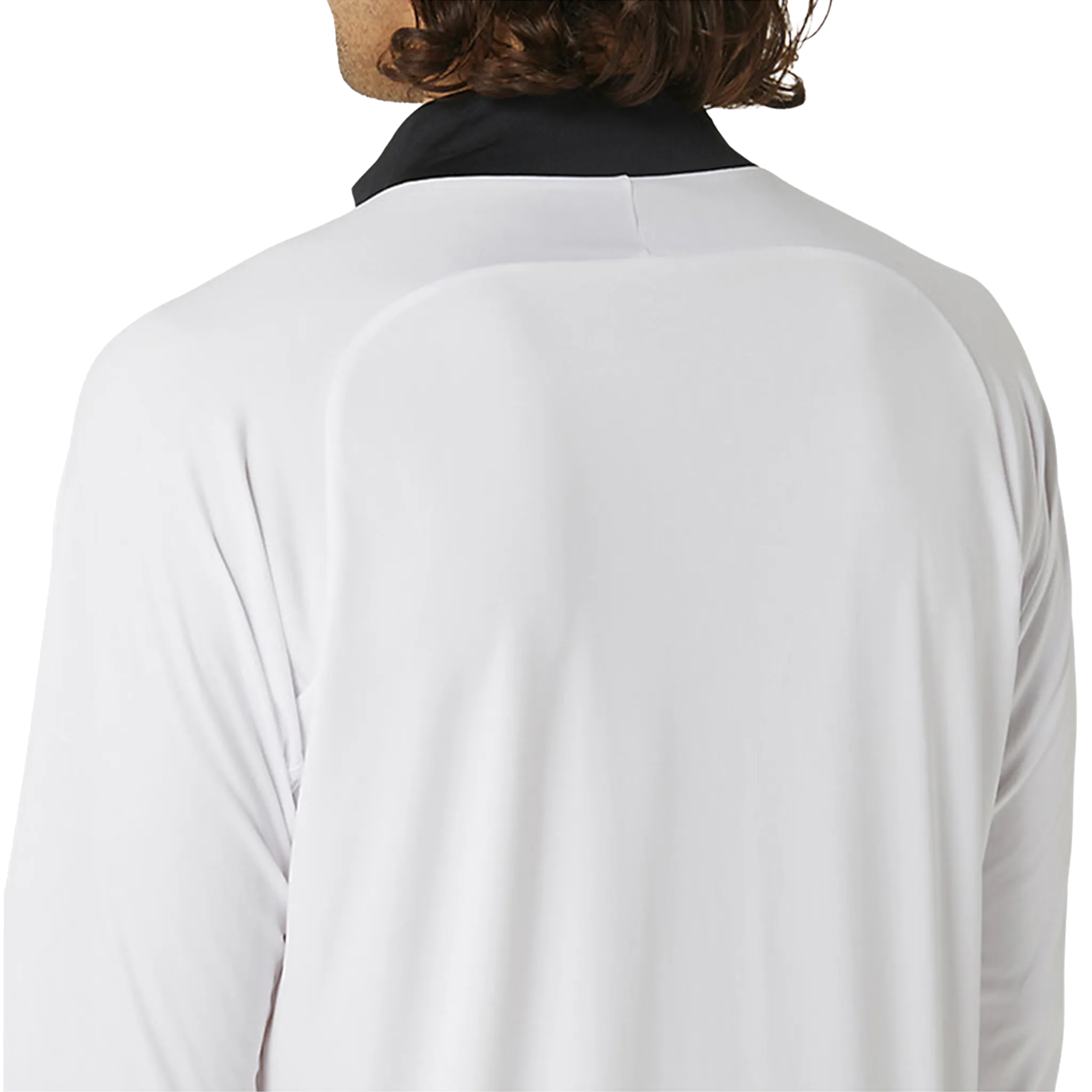 ASICS Men's Long-Sleeve 1/2 Zip Tennis Top White/Black