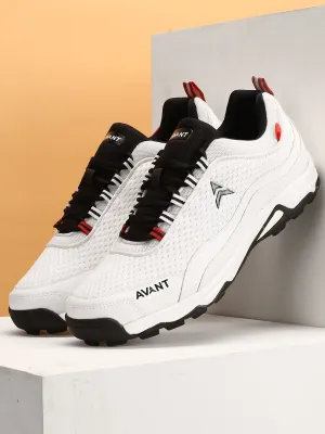 Avant Men's Outfield Cricket Shoes - White/Teal