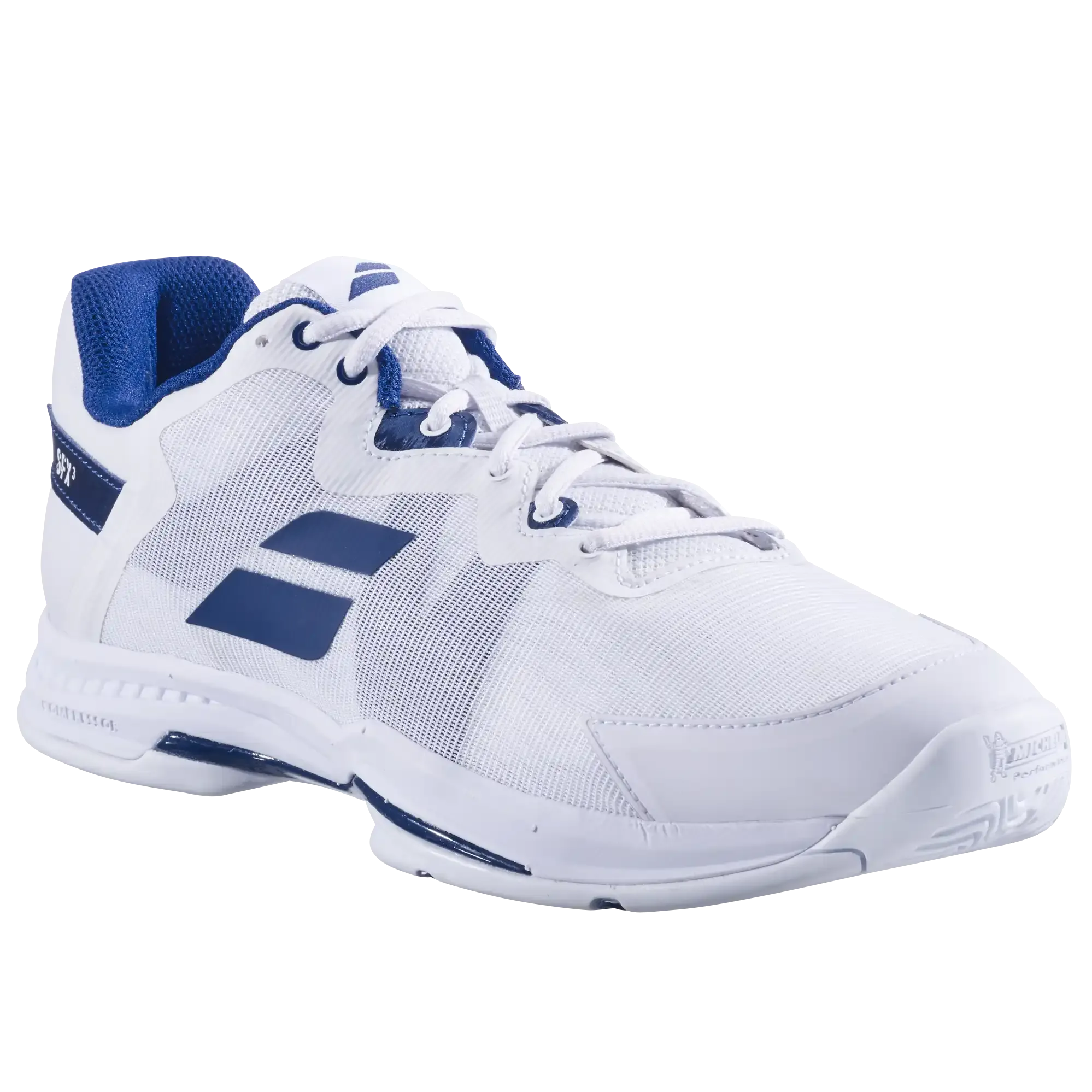 Babolat Men's SFX 3 All Court Tennis Shoe In White/Navy
