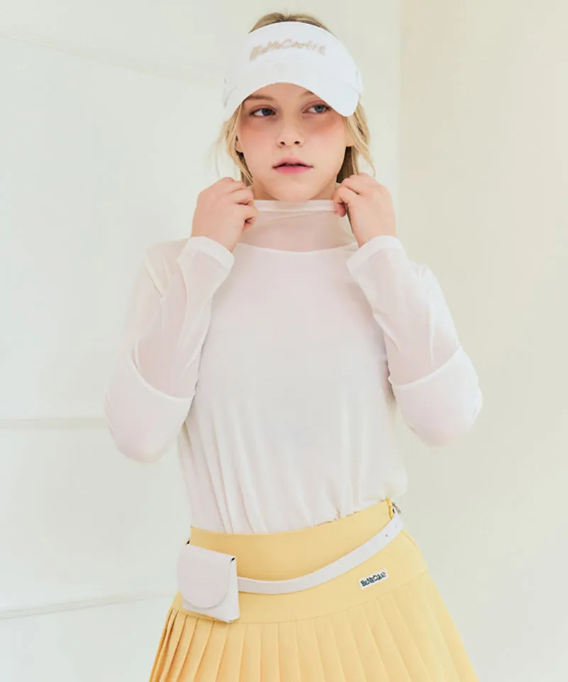 BENECIA 12 Angela Mesh Top - Ivory