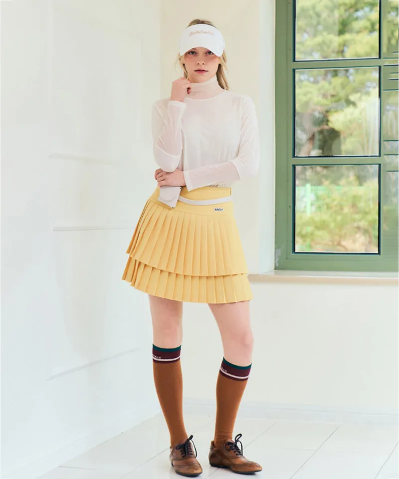 BENECIA 12 Angela Mesh Top - Ivory