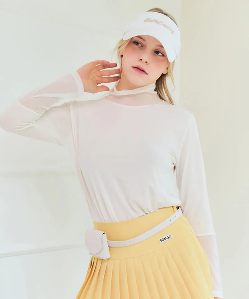 BENECIA 12 Angela Mesh Top - Ivory