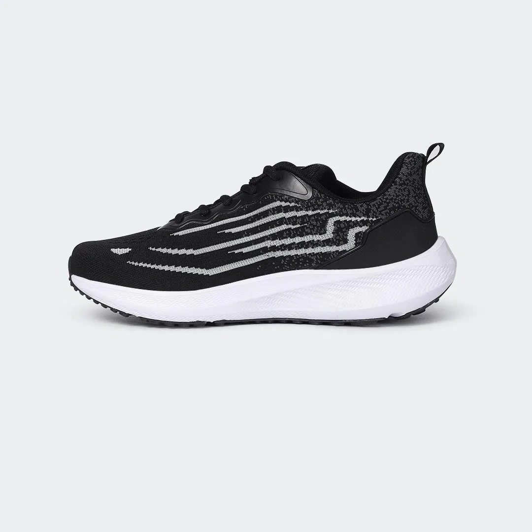Black Sport Shoes for Men (MAVERICK 724)