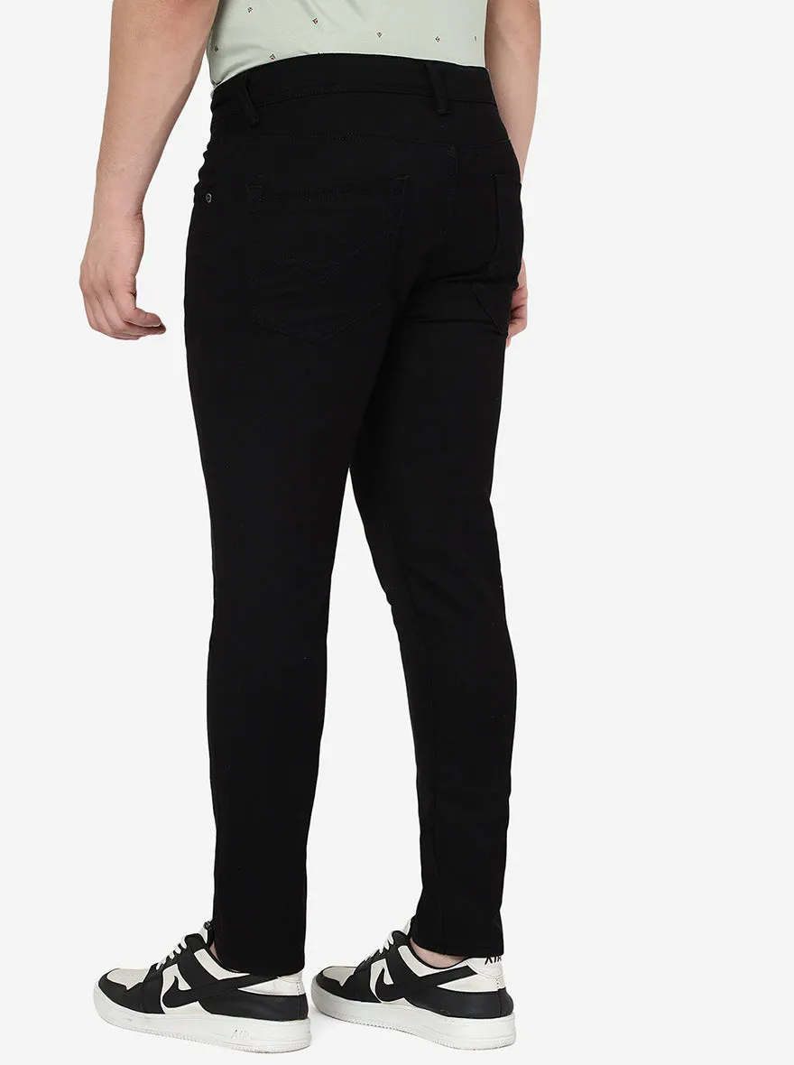 Black Washed Rider Fit Jeans | JadeBlue