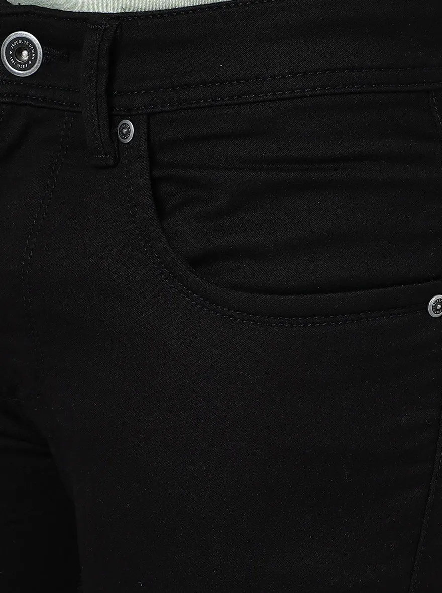 Black Washed Rider Fit Jeans | JadeBlue
