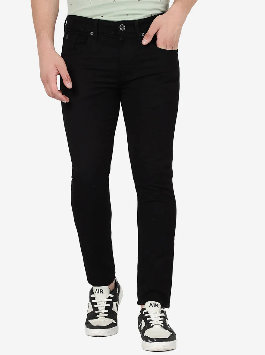Black Washed Rider Fit Jeans | JadeBlue