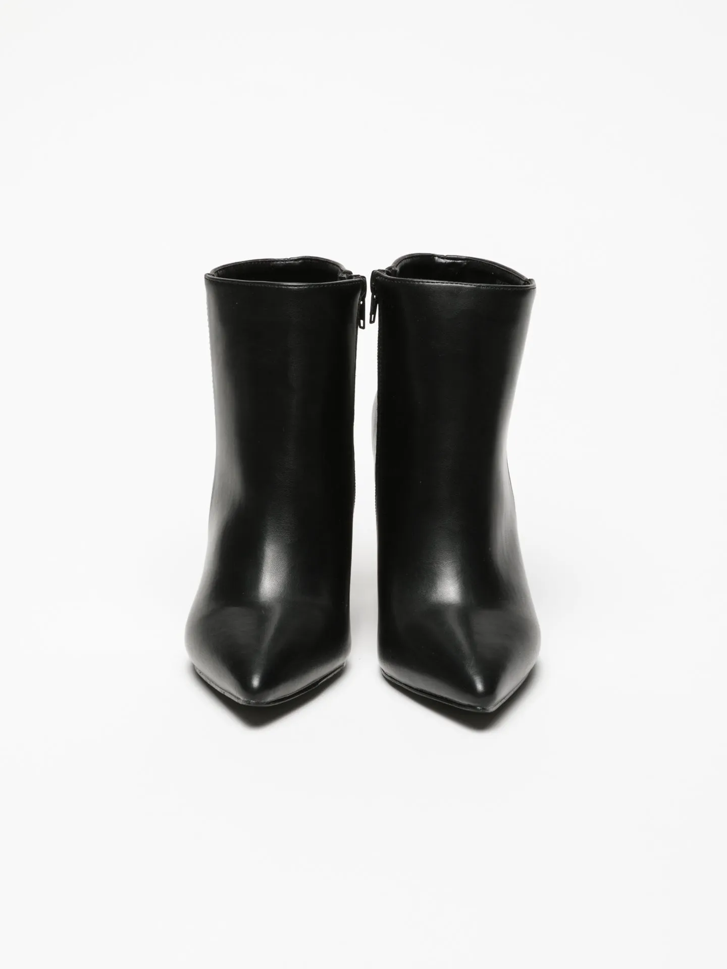 Black Zip Up Ankle Boots