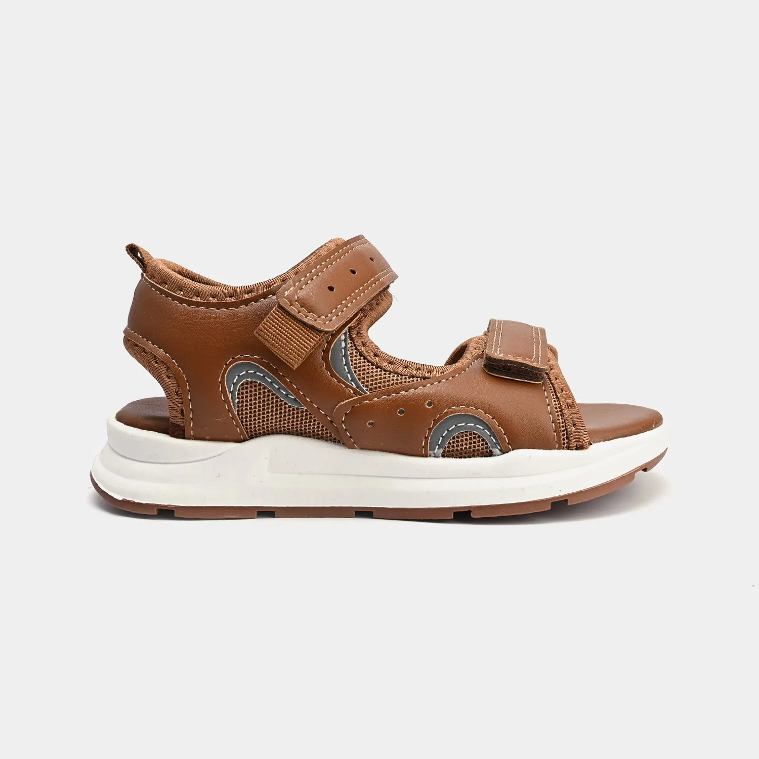 Boys Sandal 1017-1-BROWN
