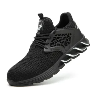 Breathable Steel Toe Leather Safety Shoes