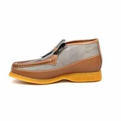 British Walkers Apollo 2 Men's Tan and Gray Snake Skin D
