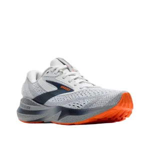 Brooks Men's Adrenaline GTS 24 Lightweight Road Running Shoe - White/Peacoat/Alloy