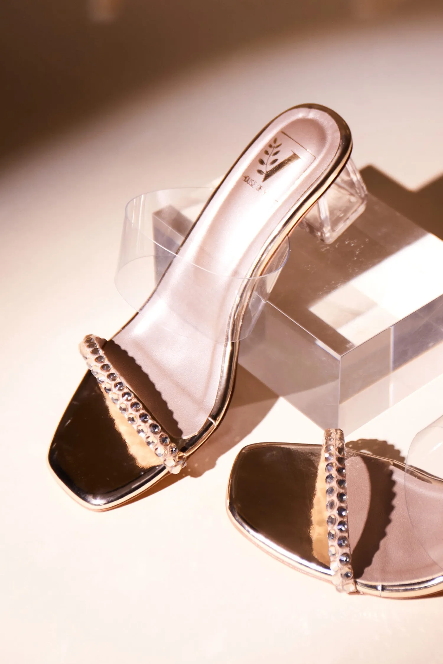Camille Gold Heels