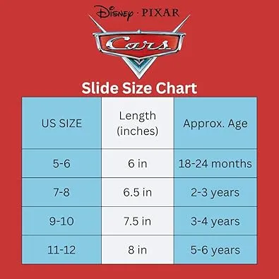Cars Lightning McQueen Slides Beach Backstrap Slip-on Sandal (Toddler - Little Kid)