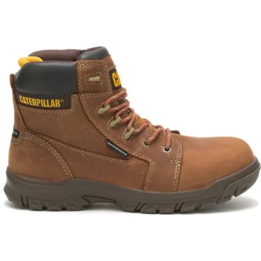 CAT Women's Resorption Waterproof Composite Toe Work Boot - Brown - P91392