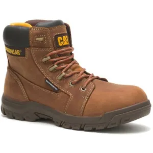 CAT Women's Resorption Waterproof Composite Toe Work Boot - Brown - P91392