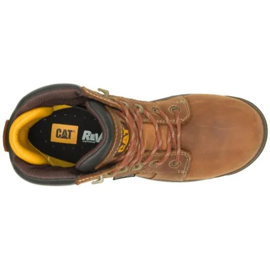 CAT Women's Resorption Waterproof Composite Toe Work Boot - Brown - P91392