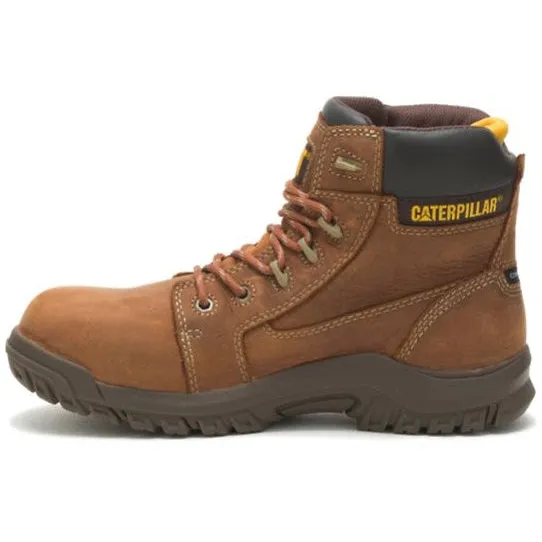 CAT Women's Resorption Waterproof Composite Toe Work Boot - Brown - P91392