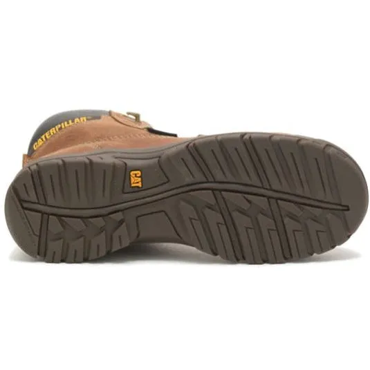 CAT Women's Resorption Waterproof Composite Toe Work Boot - Brown - P91392