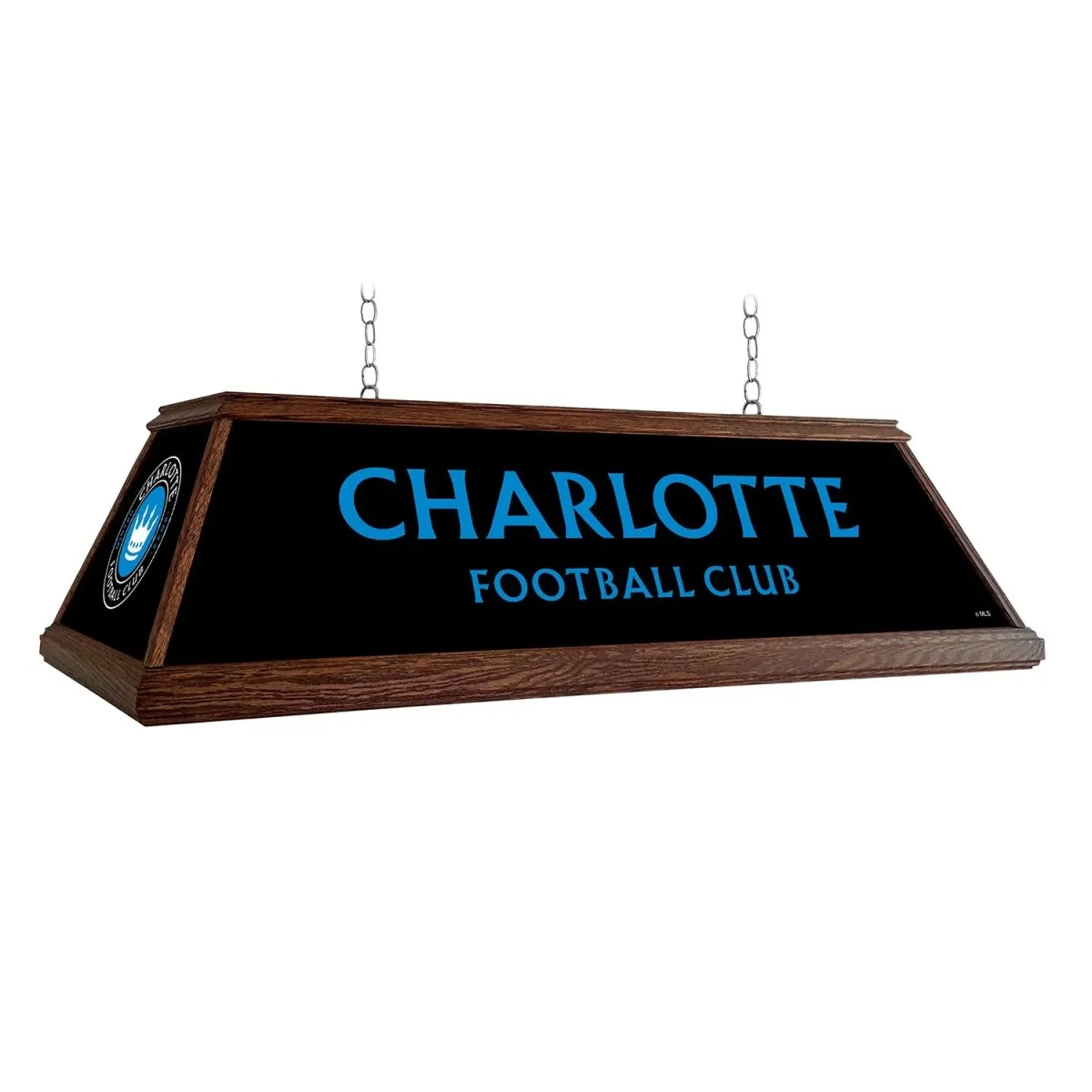 Charlotte FC: Premium Wood Pool Table Light